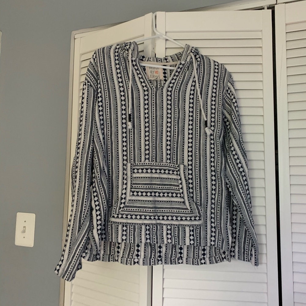Beach by Exist Baja Boho Hoodie // XL Pullover